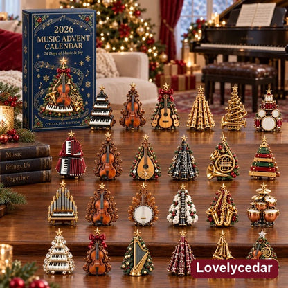 Lovelycedar 2026 Music Lovers' Advent Calendar – 24 Musical Instrument Miniatures product image 1