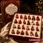 Last 50 pcs⏰ High-quality  model✨Cardinal Christmas 24-Day Countdown Calendar – Limited Anniversary Edition