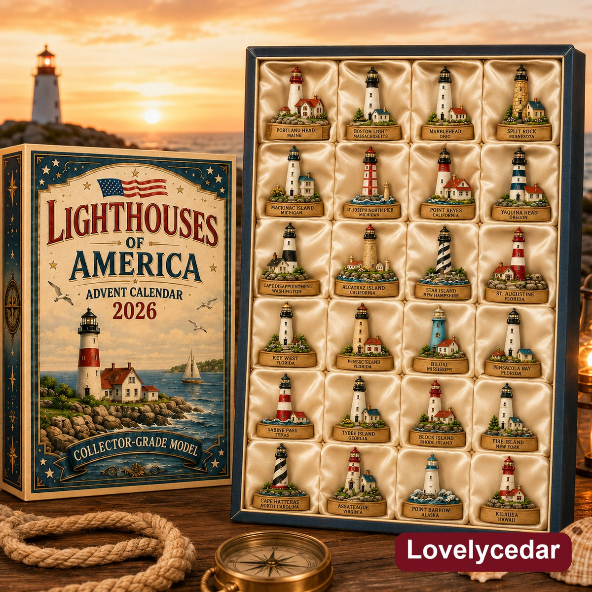 Lighthouses of America Advent Calendar 2026 product image 1