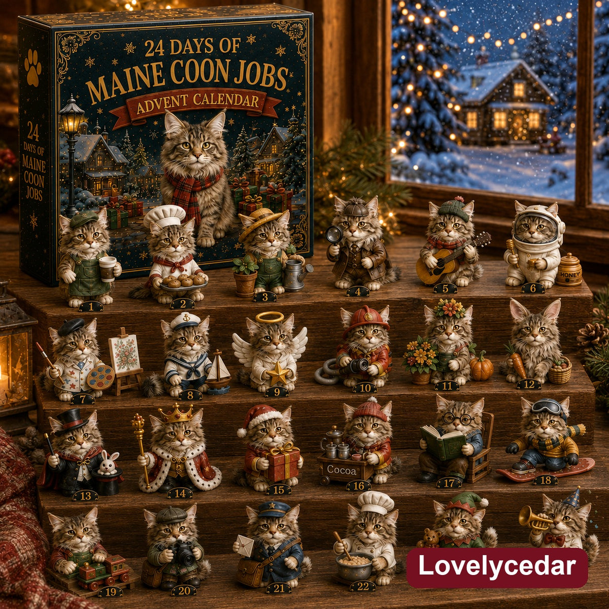 Maine Coon Jobs Advent Calendar 2026 product image 1