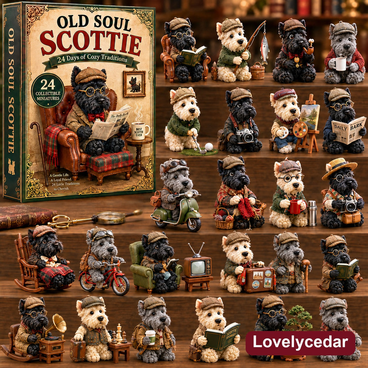 Old Soul Scottie 24-Day Advent Calendar 2026 — A Cozy Countdown With Character