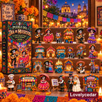 Pueblo del Día de Muertos 2026 – 24-Day Day of the Dead Collectible Countdown Calendar with 24 Unique Miniatures