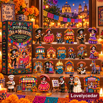 Pueblo del Día de Muertos 2026 — 24-Day Collectible Countdown Calendar product image 1