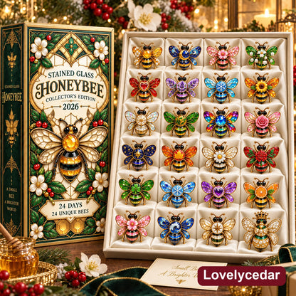 Stained Glass Honeybee Collector's Advent Calendar 2026 product image 1