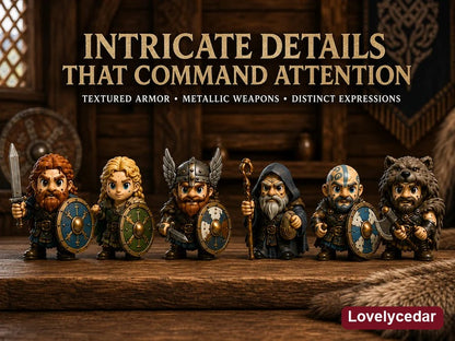 Lovelycedar Viking Warriors Advent Calendar 2026 – 24 Norse Miniatures product image 1