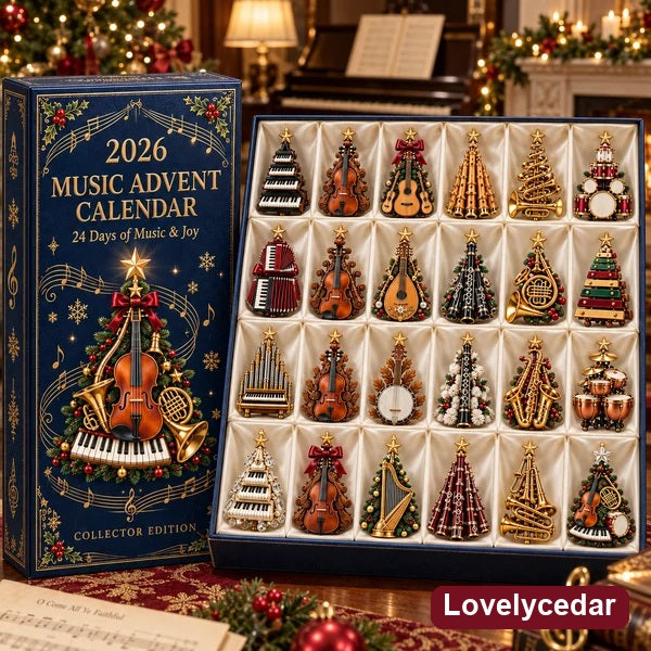 Lovelycedar 2026 Music Lovers' Advent Calendar – 24 Musical Instrument Miniatures product image 2