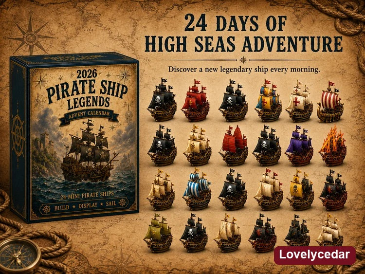 Lovelycedar Pirate Ship Legends Advent Calendar 2026 – 24 Days of Adventure product image 2