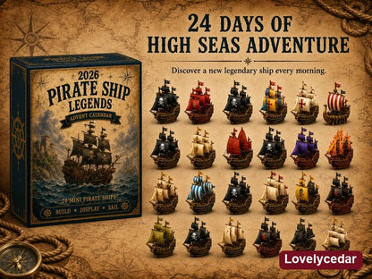 Lovelycedar Pirate Ship Legends Advent Calendar 2026 – 24 Days of Adventure product image 2