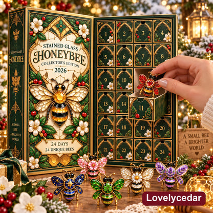 Stained Glass Honeybee Collector's Advent Calendar 2026 product image 2