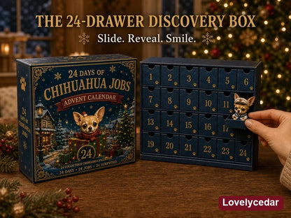 Lovelycedar Chihuahua Jobs Advent Calendar 2026 – 24 Miniature Collectibles product image 3