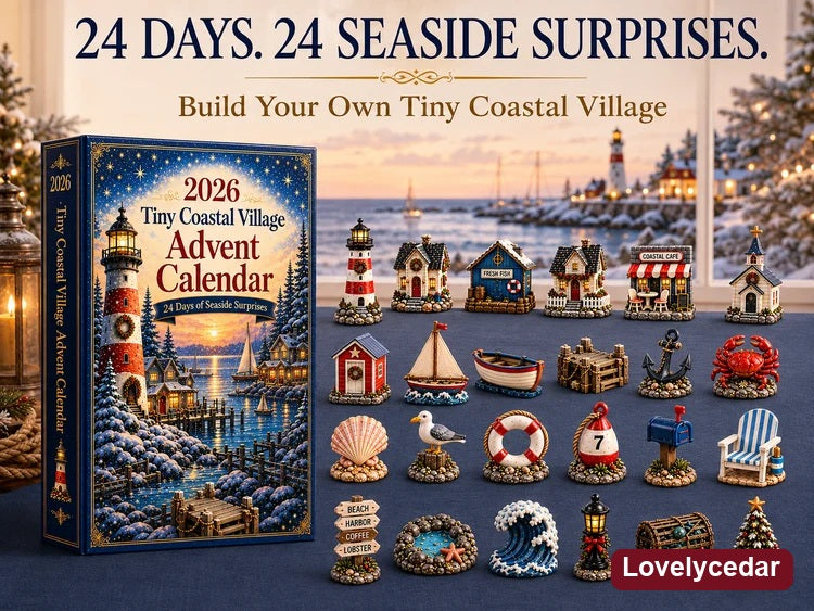 Tiny Coastal Village Advent Calendar 2026 — Build a Tiny Coastal Village