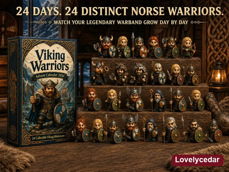 Lovelycedar Viking Warriors Advent Calendar 2026 – 24 Norse Miniatures product image 3