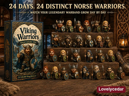 Lovelycedar Viking Warriors Advent Calendar 2026 – 24 Norse Miniatures product image 3