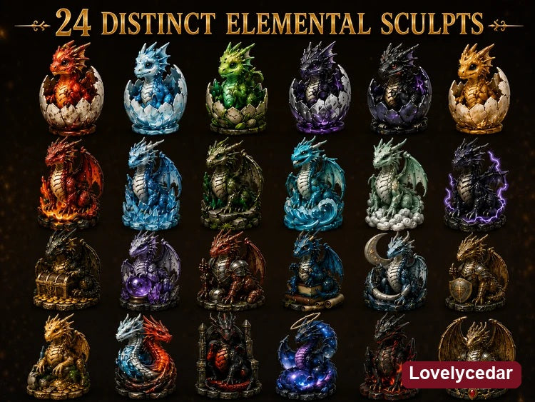 Lovelycedar Dragon Hatchery – 24-Day Dragon Advent Calendar product image 4
