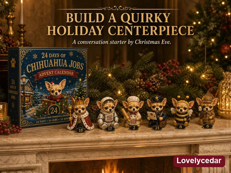 Lovelycedar Chihuahua Jobs Advent Calendar 2026 – 24 Miniature Collectibles product image 4