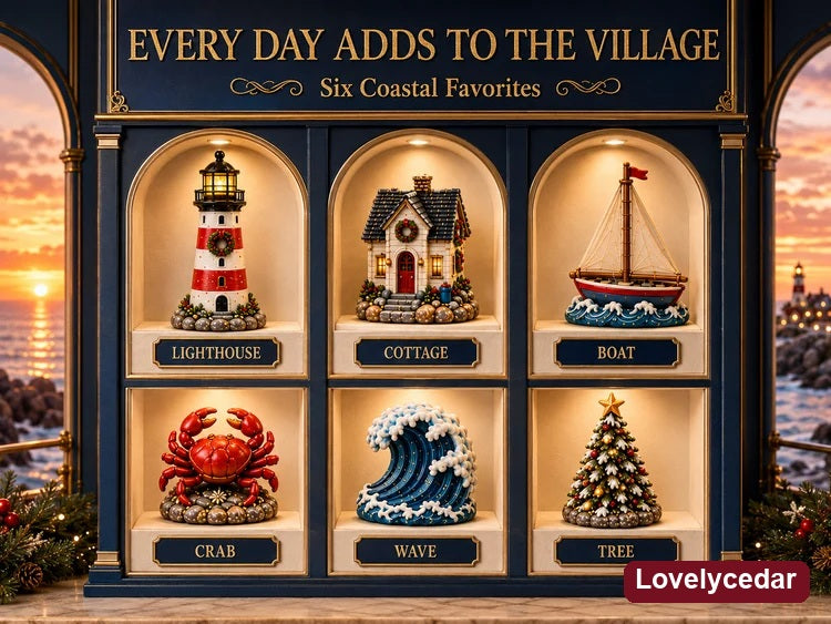 Tiny Coastal Village Advent Calendar 2026 — For Travelers and Coastal Lovers