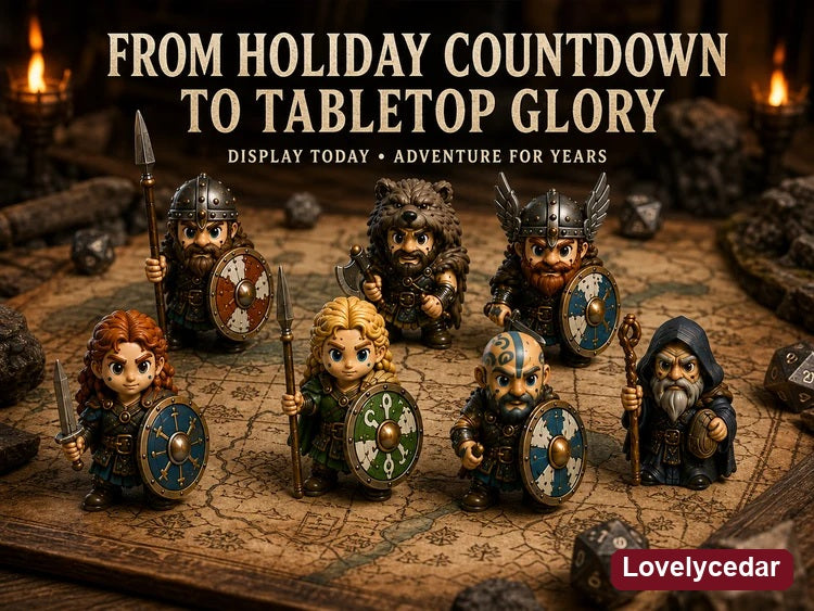 Lovelycedar Viking Warriors Advent Calendar 2026 – 24 Norse Miniatures product image 5