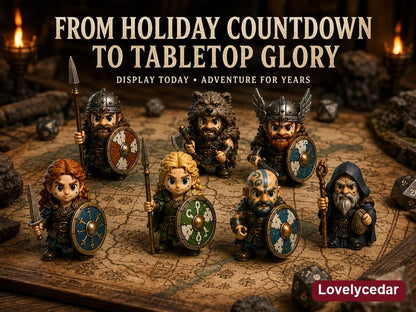 Lovelycedar Viking Warriors Advent Calendar 2026 – 24 Norse Miniatures product image 5