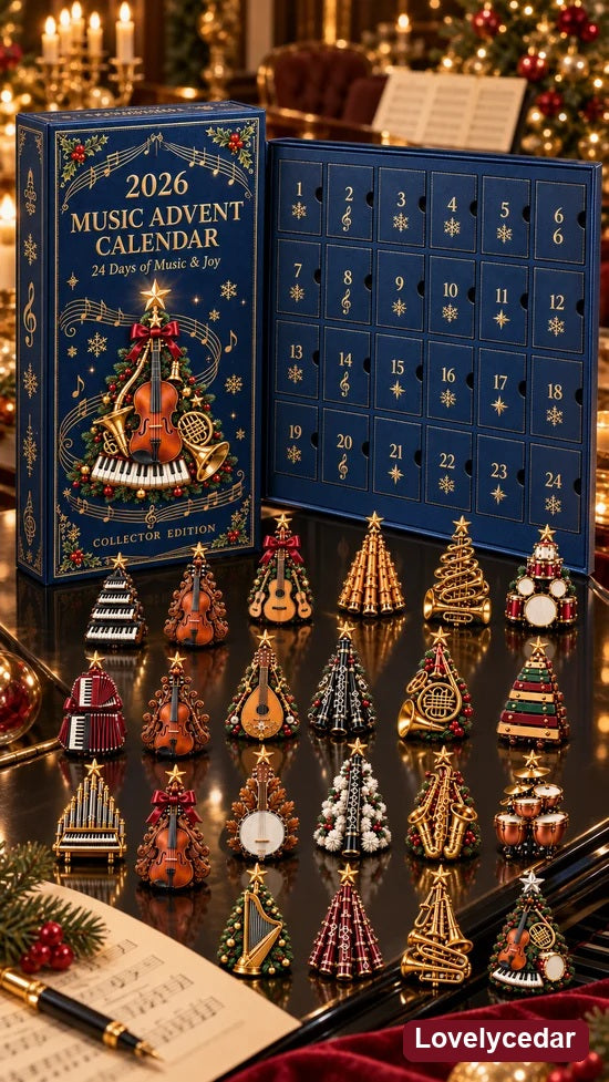 Lovelycedar 2026 Music Lovers' Advent Calendar – 24 Musical Instrument Miniatures product image 6