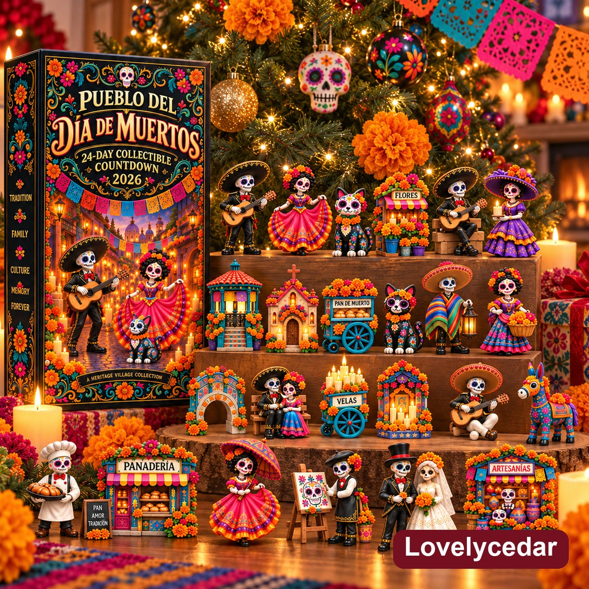 Pueblo del Día de Muertos 2026 — 24-Day Collectible Countdown Calendar product image 6