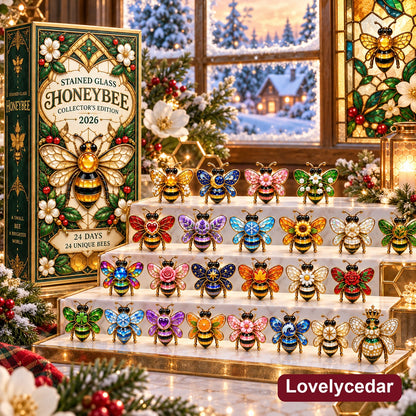 Stained Glass Honeybee Collector's Advent Calendar 2026 product image 6