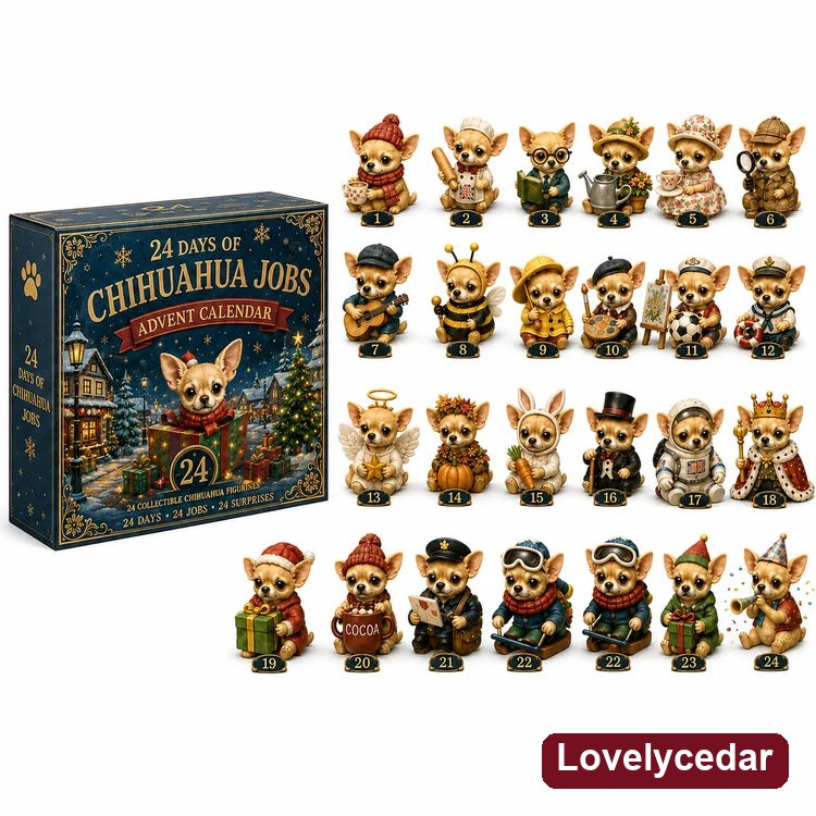 Lovelycedar Chihuahua Jobs Advent Calendar 2026 – 24 Miniature Collectibles product image 7