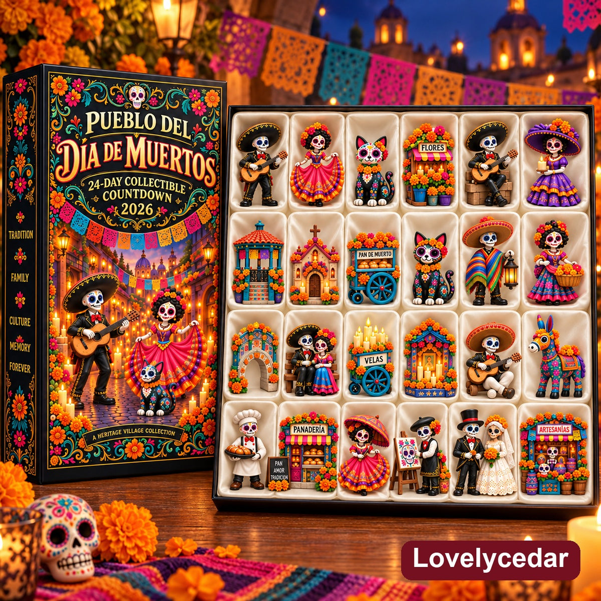 Pueblo del Día de Muertos 2026 — 24-Day Collectible Countdown Calendar product image 7