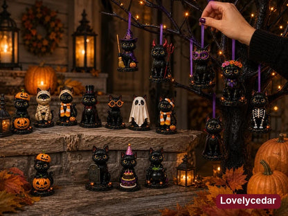 Lovelycedar 24-Day Halloween Black Cat Advent Calendar 2026 product image 8