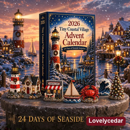 Lovelycedar Tiny Coastal Village Advent Calendar 2026 – 24 Seaside Miniatures product image 8