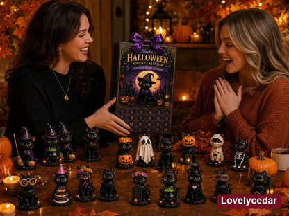 Lovelycedar 24-Day Halloween Black Cat Advent Calendar 2026 product image 9