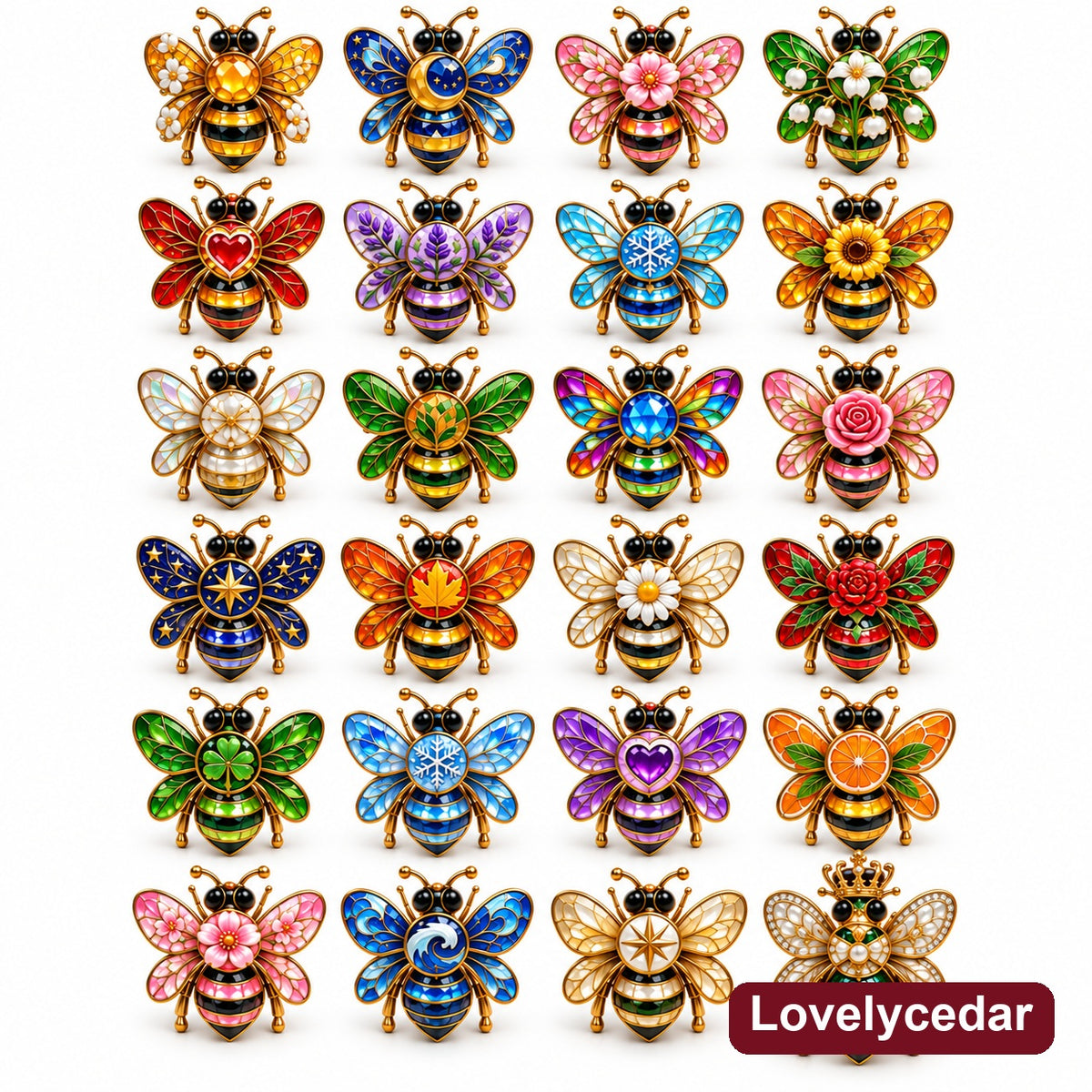 Stained Glass Honeybee Collector's Advent Calendar 2026 product image 9