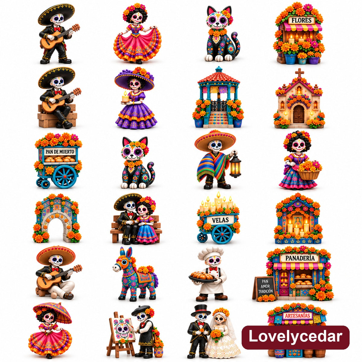 Pueblo del Día de Muertos 2026 — 24-Day Collectible Countdown Calendar product image 11