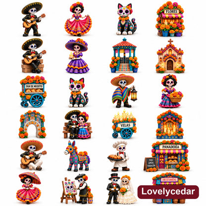 Pueblo del Día de Muertos 2026 — 24-Day Collectible Countdown Calendar product image 11